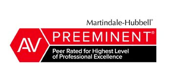 Martindale-Hubbell | AV Preeminent | Peer Rated for Highest Level of Professional Excellence